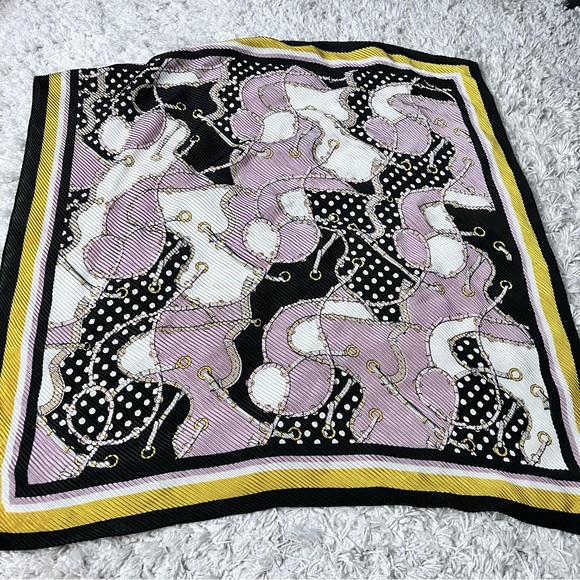 Square Silky Fashion Scarf - Picture 3 of 5